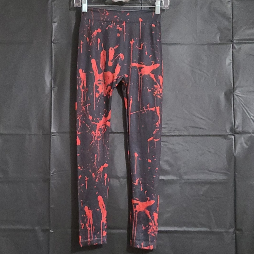 Halloween Blood Splatter tights Smiffys